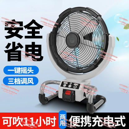 Portable air circulation fan