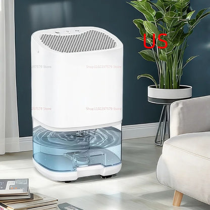 Smart Air Purifier Portable Silent Dehumidifier Home Dehumidifier Dryer Bedroom Office Kitchen Deodorizer Dryer EU/US Plug