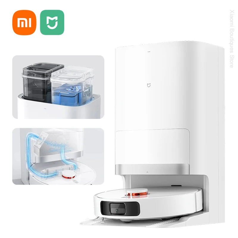 XIAOMI MIJIA OMNI 2 Robot Vacuum Cleaners C102CN Home Robot Vacuum Cleaners and Mop Combo APP Control Self Cleaning Empty Dock
