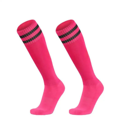 1 Pair Football Sports Socks Long  Knee Cotton Spandex Kids   Legging Stockings Soccer Baseball Ankle Adults Children Socks