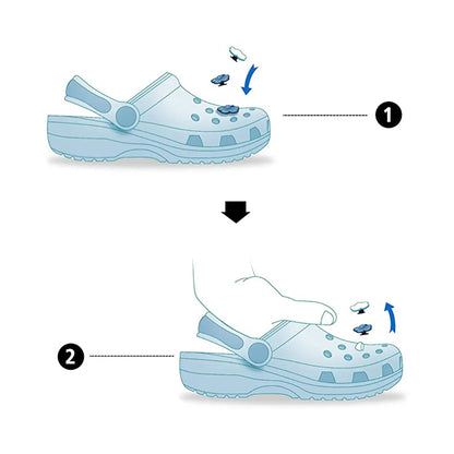 10pcs Set Shoes Decoration For Crocs Three-dimensional Flowers Shoes for Women DIY Shoe Accessories