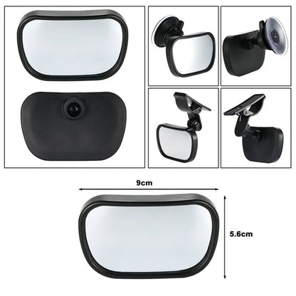 Universal Anti glare Wide Angle Convex Rearview Mirror Car Interior Rear View Baby Child Seat Watch Blue Sun Visor Goggle Safety
