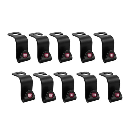Car Seat Back Hooks Vehicle Clips Durable Hanger For FIAT 500 Grande Stilo Freemont Punto Astra Bravo Ducato Centoventi Fiorino