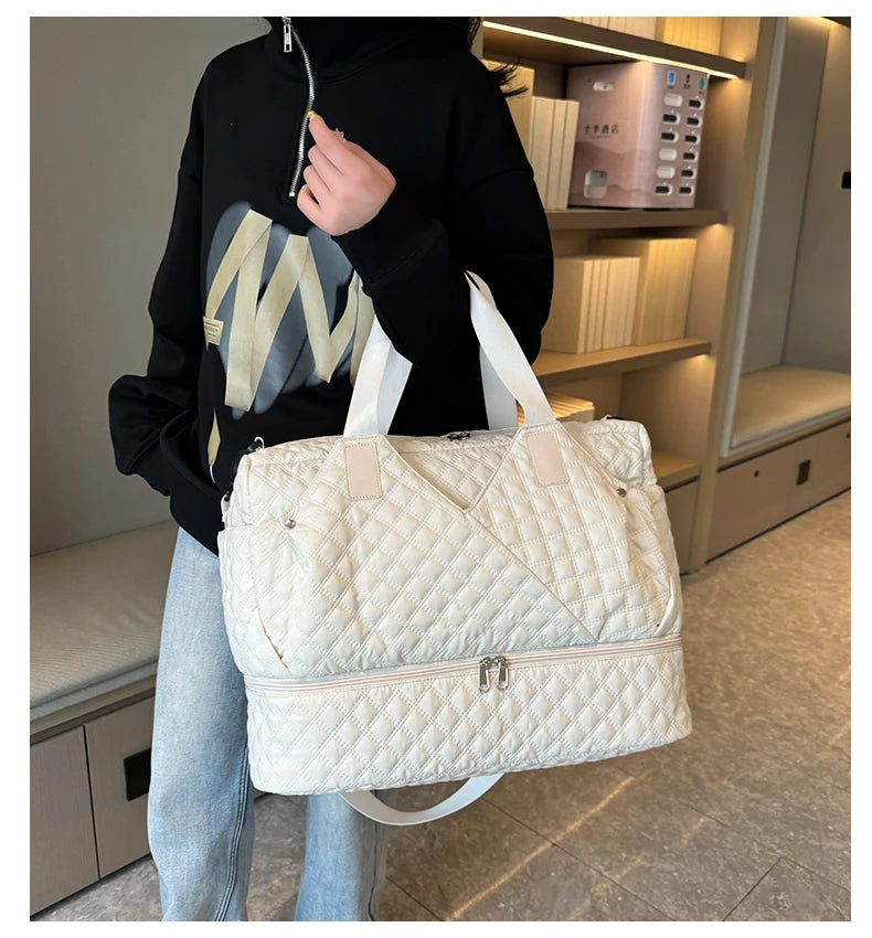 Large Capacity Travel Bags Luggage Organizer Bag Handbag Waterproof Portable Foldable Travel Clothes Storage Bag Shoulder Bags