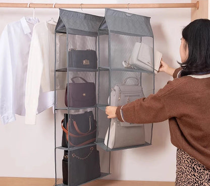 handbag storage hanging bag Organizer Wardrobe Closet Storage Transparent Three-dimensional Home Organization hanging bag