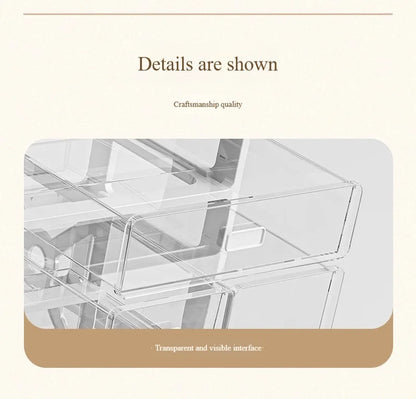 Drawer Desktop Organizer, Organizer Drawers, Desk Stationery Organizer, Multifunctional Dustproof Large Capacity Office Shelf