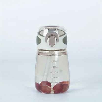 Leak-Proof Portable Water Bottle - Cute, Compact Design for Men & Women, PVC-Free Plastic, Ideal for Outdoor Activities & Travel