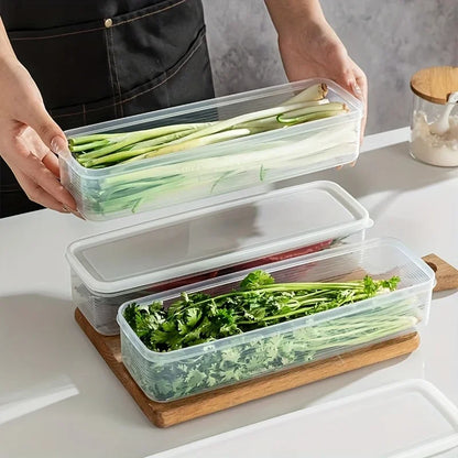1/3/6pcs Refrigerator Side Door Storage Box Food Vegetable Fruit Eggs Fresh Organizer Household Kitchen Fridge Containers Boxes