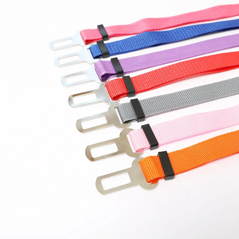 Car Seat Belt Buckle Pet Seat Adjustable Pet Cat Dog Pet Supplies Vehicle Dog Harness Pet Leash Car Safety Buckle Accessories