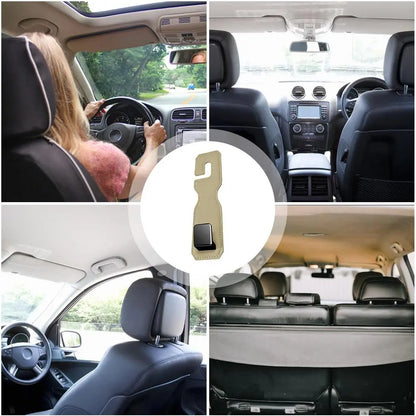 Car Seat Hooks For Headrest Small Car Back Seat Hanger Car Purse Hook Seatback Bag Holder Car Interior Accessories For Purse