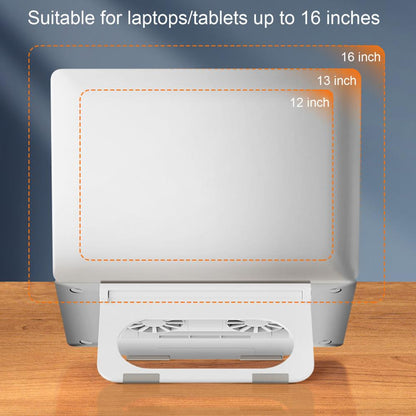 Laptop Cooler Silent Computer Cooling Fans Slim Portable Laptop Cooler Mute Base Game Laptop Stable Stand Laptop Air Cooling