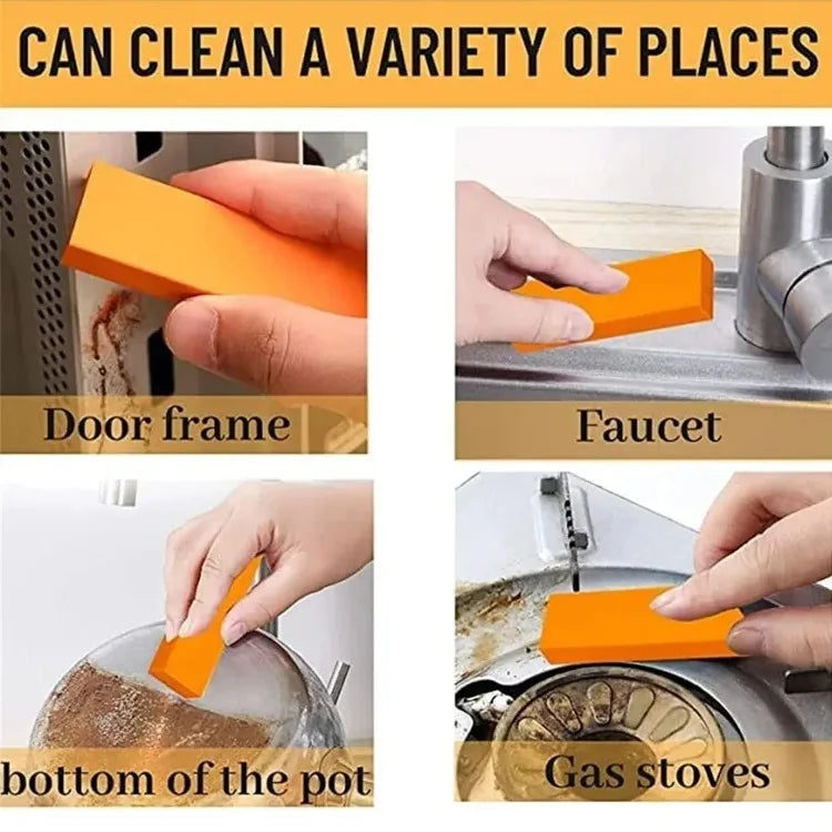 Stainless Steel Stain Eraser - Magic Eraser Stainless Steel Stain Remover, Stainless Steel Decontamination Artifact for Kitchen