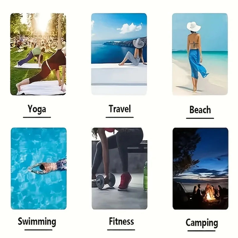 1PC Large-sized Rainbow Beach Towel Quick Drying Breathable Non Pilling Summer Beach Towel Suitable for Swimming Yoga Camping