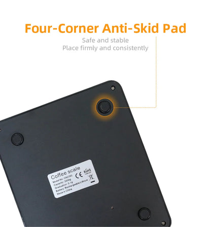 Espresso Scale With Timer Digital Usb 3kg Electronic With Pad High Precision Portable Barista Tools Home Coffee Accessories