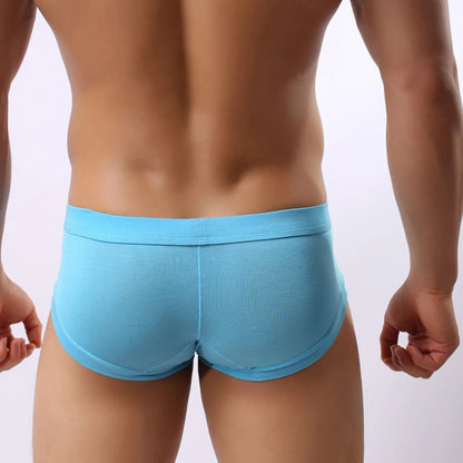 Mens Sexy Modal Underwear Briefs Men Low Rise U convex Pouch Brief Underpants Men Breathable Briefs