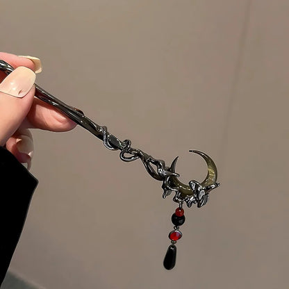 Fashion Women Hair Accessory Unique Design Alloy Hair Stick Suitable Daily Gathering Paired Niche Jewelry Hair Clips Hair Needle