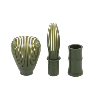 Matcha Green Tea Brushes Traditional Matcha Whisk Reusable Resin Matcha Whisk Chasen Dishwasher Safe Matcha Stirrer