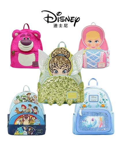 Loungefly Disney Cute Cartoon Backpack Fashion Mini Small Backpack Student Backpack Children'S Backpack Casual Bag Student Gift