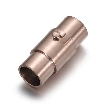 Stainless Steel 2-8mm Hole Strong Magnetic Clasp for Leather Cord with Safe Lock DIY Bracelet Jewelry Making Accessories