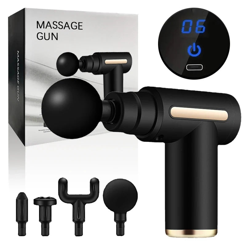 Fascia gun muscle relaxation massager smart mini full body massage impact gun portable small electric full body massage gun