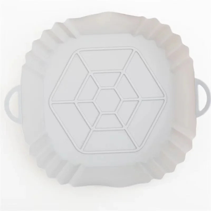 1pcs Air Fryer Silicone Liners Square Airfryer Liners Reusable Air Fryer Accessories Replacement for Parchment Airfryer Liners