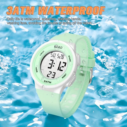 Watches for Women, Fashion Watch With High-Resolution LED Definition Display, Waterproof Multi-Function Electronic Digital Watch