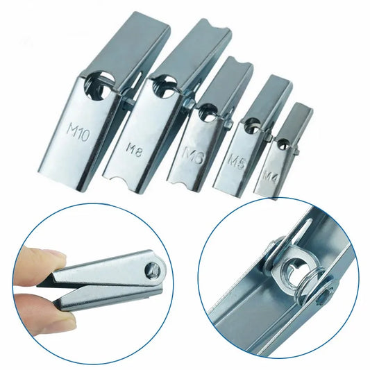 M4 M5 M6 M8 M10 Plasterboard Hollow Wall Cavity Wall Fixing Spring Toggle Anchor Ceiling Dry Wall Anchors No Bolt