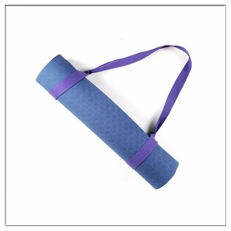 Adjustable Yoga Mat Belts Yoga Mat Shoulder Carrier Yoga Straps Exercise Stretch Yoga Belts Fitness Gym Sports Rope 165cm*3.8cm
