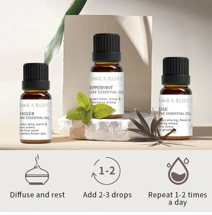 12 Essential Oils for Diffuser Essential Oil Aromatherapy Oils Home Care Essential Oils for Candle Making Oils Humidifier
