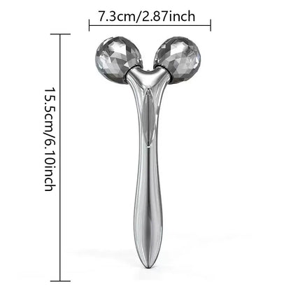 3D Facial Roller Massager Portable Y-shaped Ball Massager Shaping And Firming Facial Beauty Lifting Facial Beauty Tool
