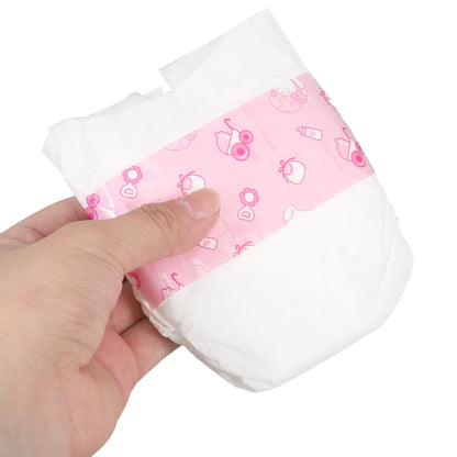 5pcs 18x12cm Reusable Diapers For Baby Dolls Kids Pretend Play Toy Baby Diapers Supplies Suitable For 30cm Dolls