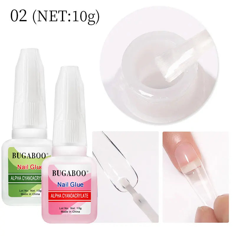 1/5/10pcs Super Strong Nail Bond Glue Acrylic Tips & Rhinestone Professional Nail Glue 2g/3g/7g/10g Fast Dry Long Lasting Glue