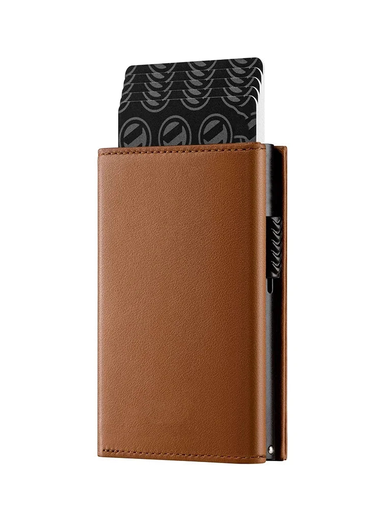 Credit Card Holder  RFID Blocking Bifold Wallet Men's Wallet with Coin Compartment and Banknote Compartment