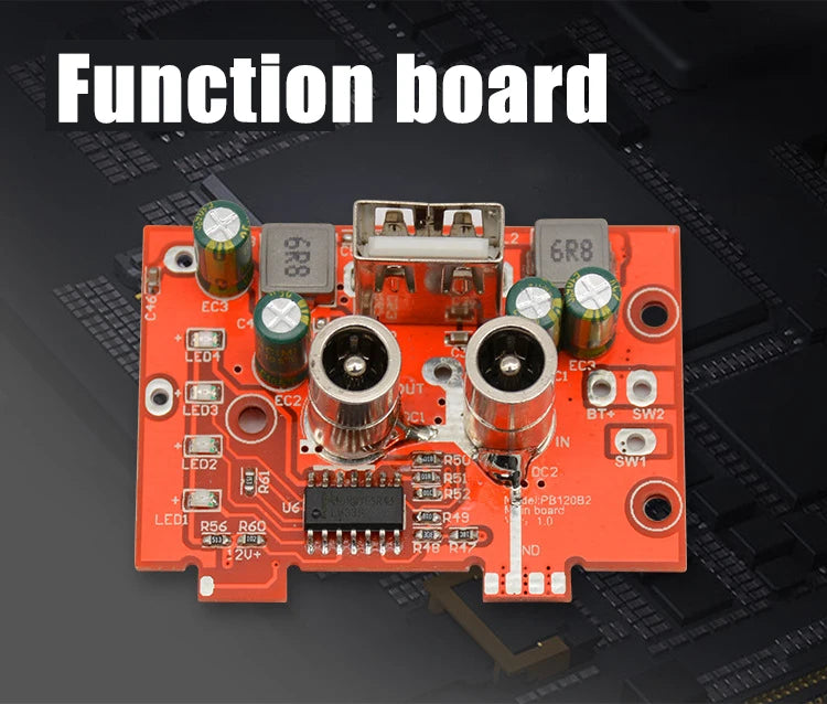 12V Power Bank 24V 18650  Rechargeable Lithium Battery 5V 24V Power Bank Auxiliary 44800Mah Power Bank 12V Mobile Power Supply