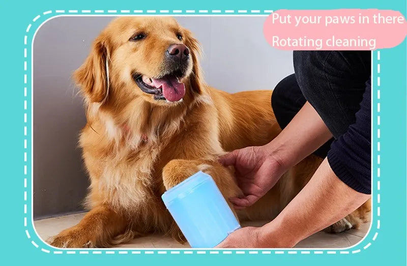Paw Plunger Pet Paw Cleaner Soft Silicone Foot Cleaning Cup Portable Cats Dogs Paw Clean Brush Home Practical Supplies