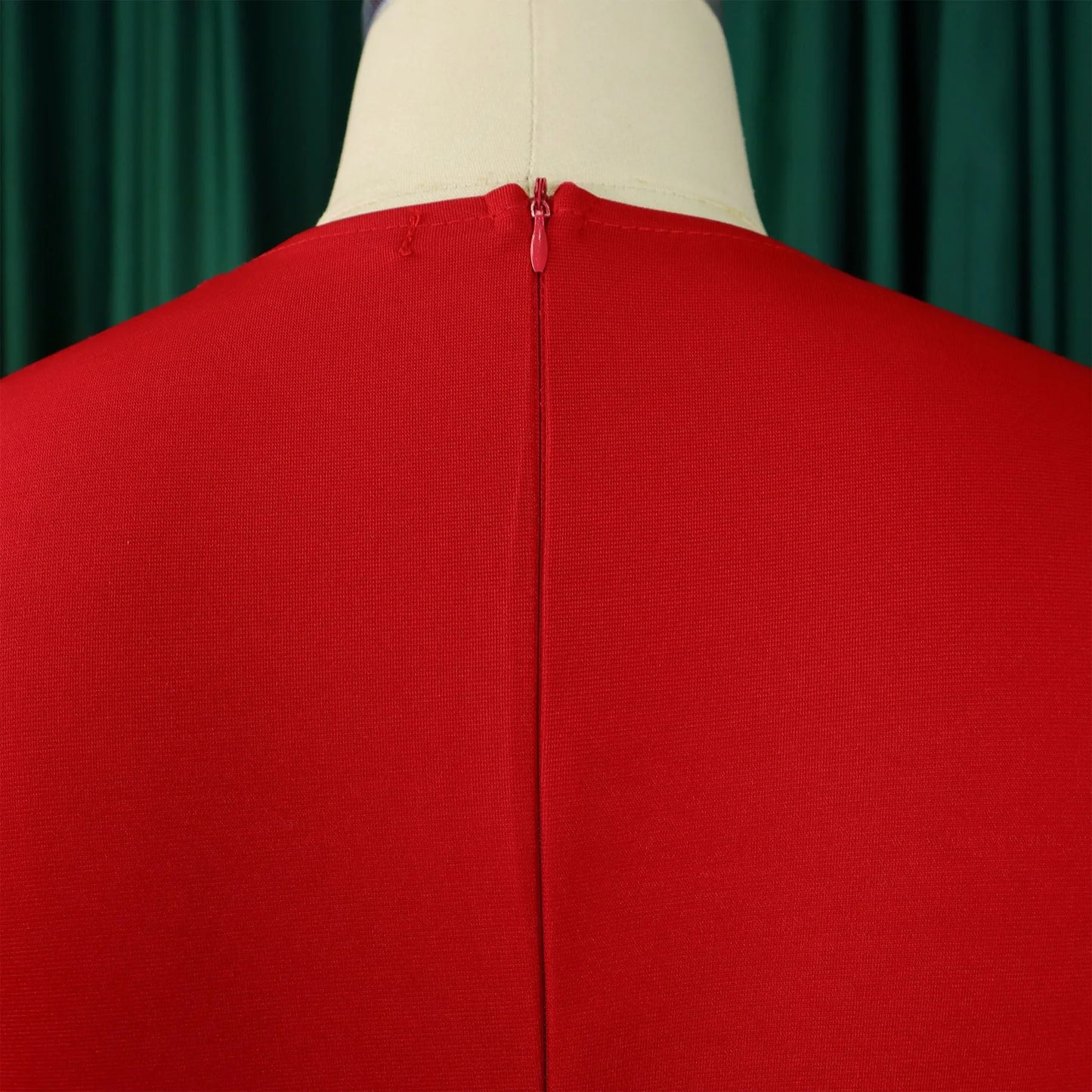 Elegant Office Dresses for Woman O Neck Full Sleeve Sheath Ruffles Package Hips Mid Calf Professional Business Work Dress Midi