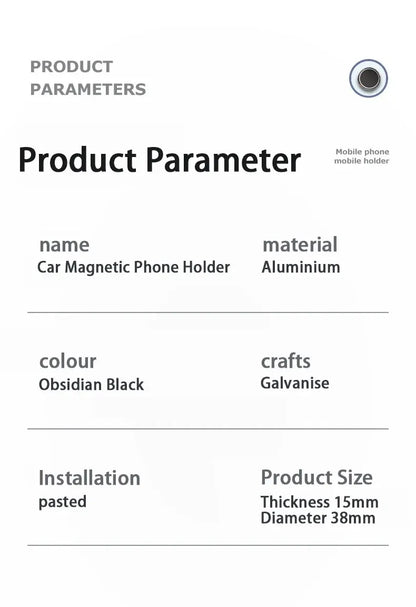 NEW Magnetic Car Phone Holder Mount Without Gravity Mobile Cell GPS Magnet Suction Support In Car Bracket Stand for All Phones