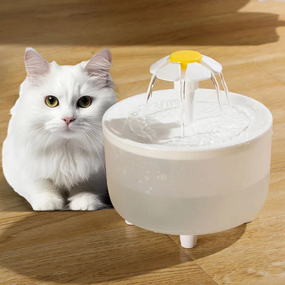 Plug 1L Automatic Pet Water Fountain with Water Filter for Cats, Featuring Cat Drink Bowl and Drinking Dispenser Drinker
