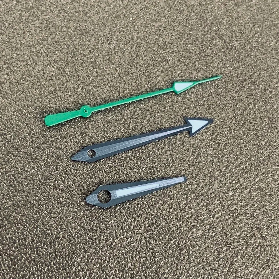 Blue Luminous Watch Hands Coloured Seconds Hand Set Retrofit Watch Accessories Three Hands for NH35/NH36/4R/7S Movement