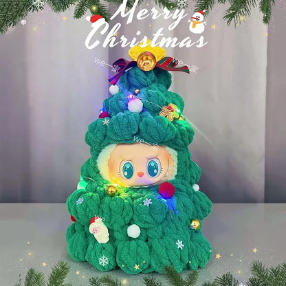 labubu Christmas Limited Edition Christmas Tree labubu Set Clothes Cute Christmas Gift Only Clothes Not Including Dolls