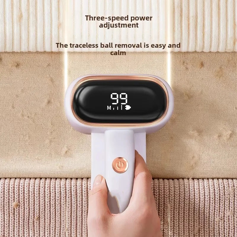 Electric Lint Remover Rechargeable Lint Remover Clothes Sweater Defuzzer Intelligent Digital Display Lint Shaver Trimmer