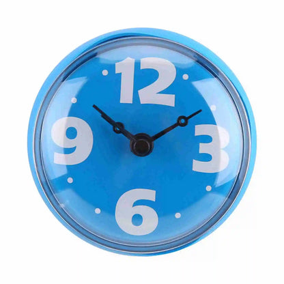Bathroom Clock Shower Clock Waterproof Suction Wall Window Mirror Bath Shower Clock Bathroom Accessories Waterproof Clock