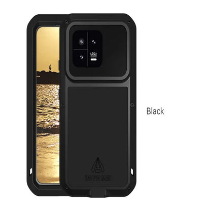Love Mei Phone Case for Xiaomi 15 14 13 Pro 11 Silicone Military Grade Metal Protective Case Shock Proof Dust Proof Cover