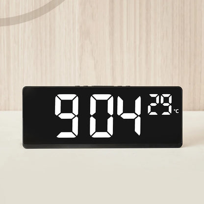Creative Multifunction Electronic Clock Simple Large Screen Clock Multi Group Alarm Clock Student Clock