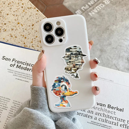 50PCS Photo Portrait Stickers Exquisite Hand Account Materials Phone Cases Laptop Suitcases Water Cups Waterproof Stickers