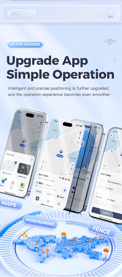 4G GPS Tracker with App Real Time Car Tracking DeviceAnti-Lost Pet Kids Bag Wallet Recording Tracking DeviceFinder Locator