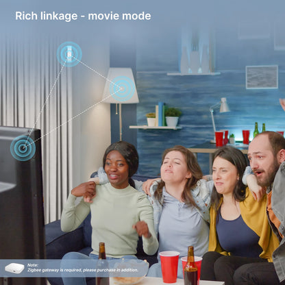 MOES WiFi/Zigbee Smart Curtain Motor Electric Curtain Opener Super Silent For Curtain Track Remote Control Compatible with Alexa