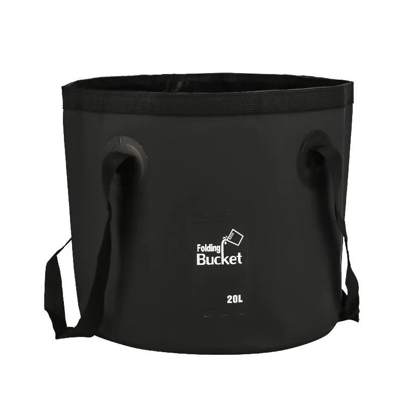12L 20L Bowl Sink Washing Bag Car Wash Bucket Portable Outdoor Travel Foldable Water Multifunction Folding