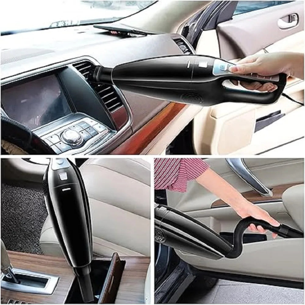 Wired handheld car vacuum cleaner, high suction portable car vacuum cleaner, suitable for light cleaning in cars/offices/homes
