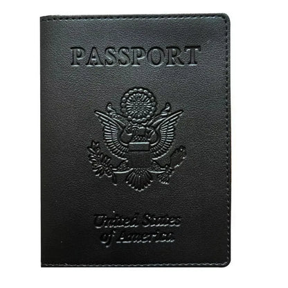 Passport Holder Cover Wallet Travel Essentials RFID Blocking Leather Card Case International Travel Must Haves Travel Accessorie